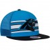 Men's Carolina Panthers New Era Blue/Black Throwback Stripe Original Fit 9FIFTY Snapback Adjustable Hat 2430450